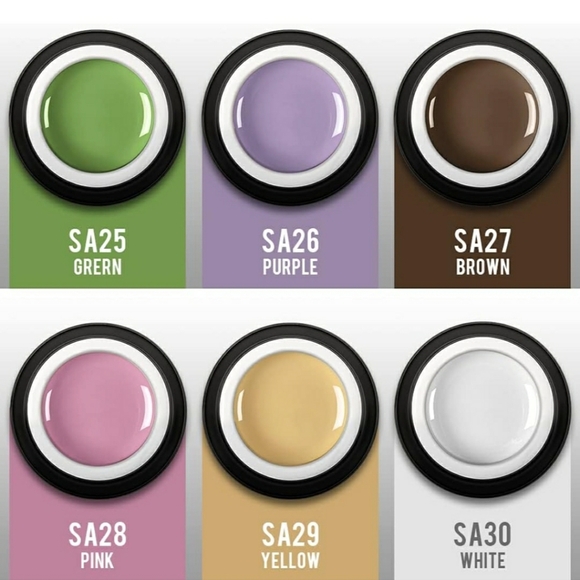 2 sets of 3d nail carving colors - Picture 4 of 9